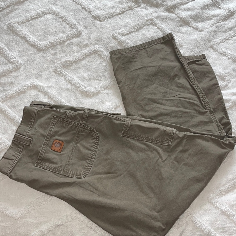 Carhartt light Brown work pants 40x30